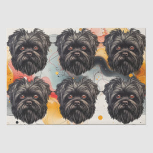 Affenpinscher Monkey Dog Affens Terrier Tissue Paper