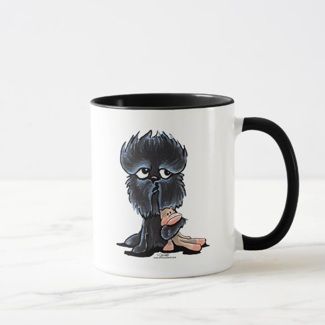 Affenpinscher Monkey Toy Mug (Right)