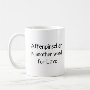 affenpinscher mot café tasse