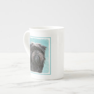 Affenpinscher Painting - Cute Original Dog Art Bone China Mug