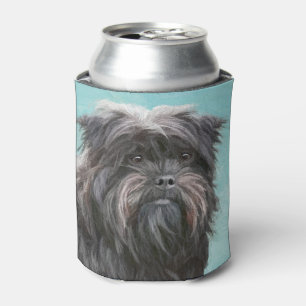 Affenpinscher Painting - Cute Original Dog Art Can Cooler