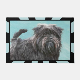 Affenpinscher Painting - Cute Original Dog Art Doormat