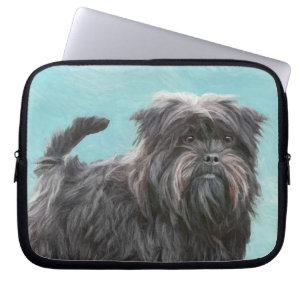 Affenpinscher Painting - Cute Original Dog Art Laptop Sleeve