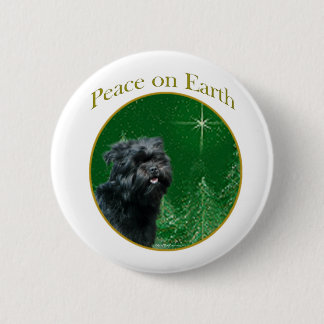 Affenpinscher Peace 2 Inch Round Button