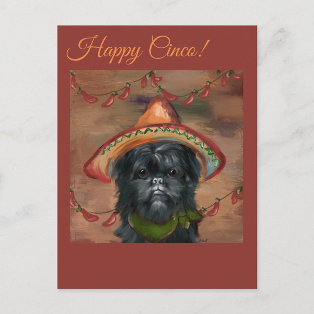 Affenpinscher Postcard (Front)