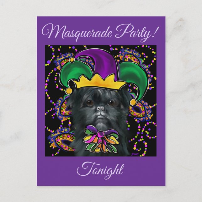 Affenpinscher Postcard (Front)