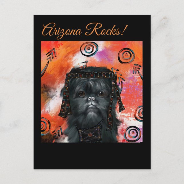 Affenpinscher Postcard (Front)