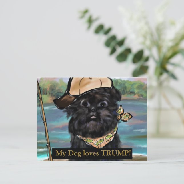 Affenpinscher  postcard (Standing Front)