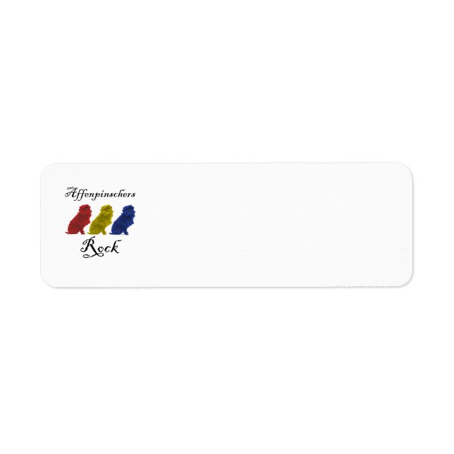 Affenpinscher  Return Address Labels (Front)