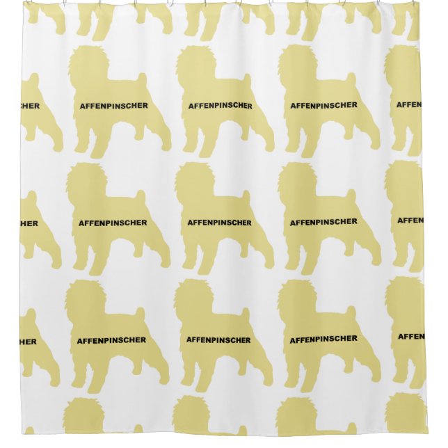 Affenpinscher silo beige name (Front)