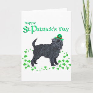 Affenpinscher St Patricks Day Card