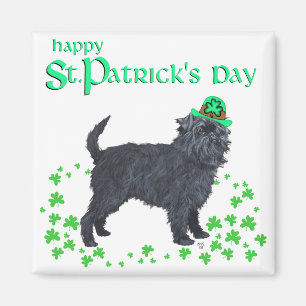 Affenpinscher St Patricks Day Magnet