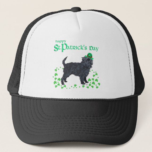 Affenpinscher St Patricks Day Trucker Hat (Front)