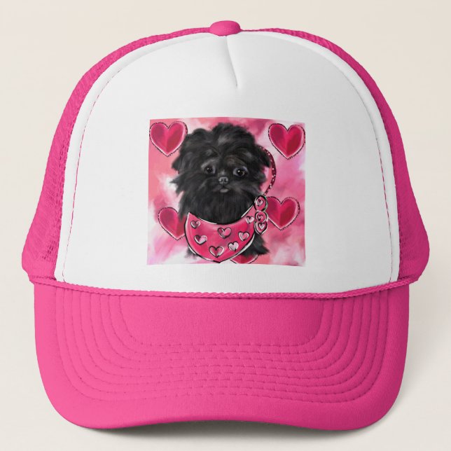 Affenpinscher     trucker hat (Front)