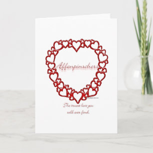 Affenpinscher True Love Holiday Card