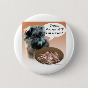 Affenpinscher Turkey 2 Inch Round Button