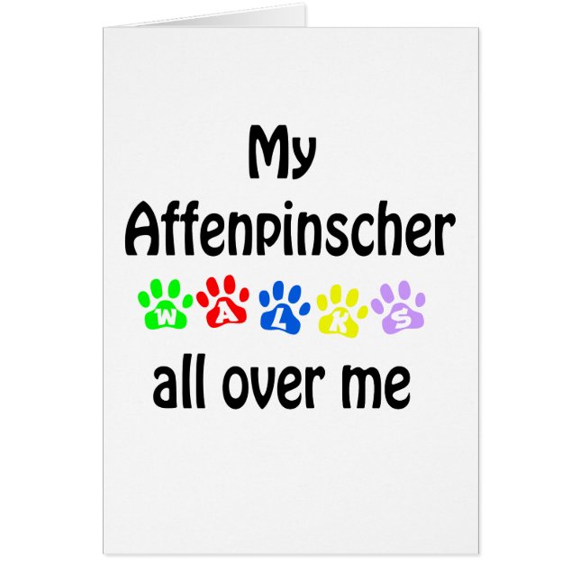 Affenpinscher Walks Design (Front)
