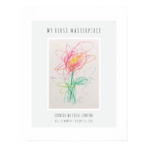 Affichage d'Art pour Enfants Art Mural Personnalis