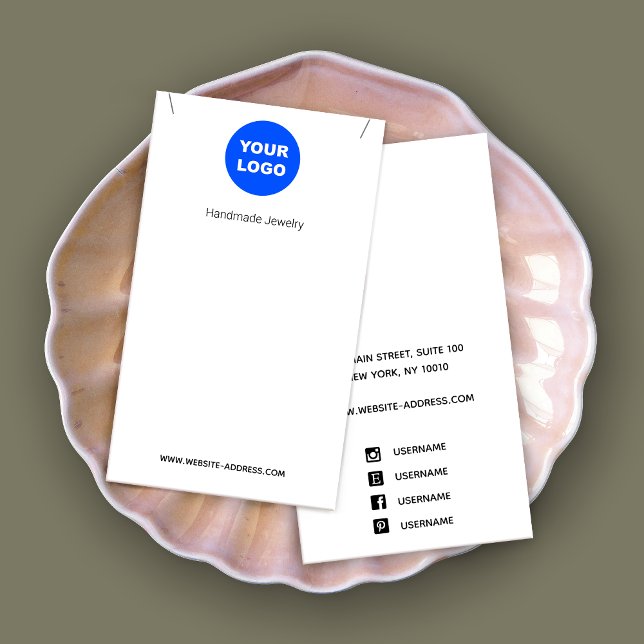 Affichage du Pendentif de collier de logo blanc pe (Créateur téléchargé)