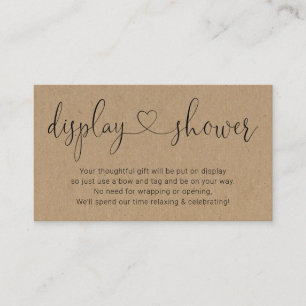 Affichage d'une douche Insertion pour invitation R