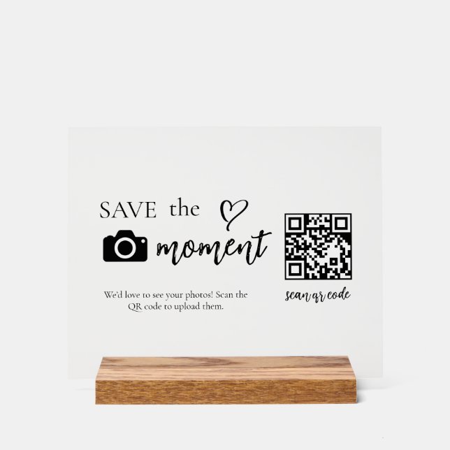 Affichage QR Code Capture The Love en écriture mod (Recto)