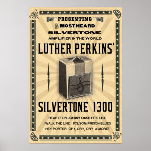 Affiche 1300 Silvertone d'amplificateur