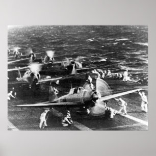 Affiche 18" de Shokaku de transporteur x24 "