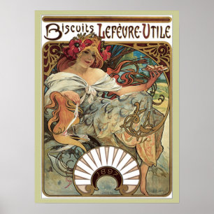 Affiche 18x24 de Nouveau d'art rétro