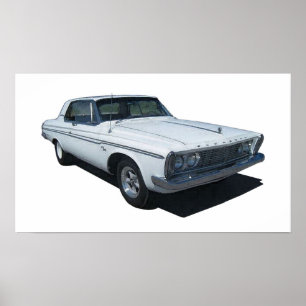 Affiche 1963 de coupé de Plymouth