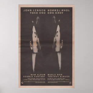 Affiche 1980 BEATLES - John LENNON & Yoko Ono