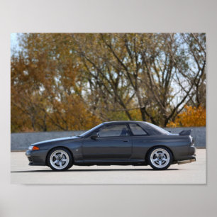 Affiche 1989 GTR de NISSAN SKYLINE R32