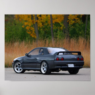 Affiche 1989 GTR de NISSAN SKYLINE R32