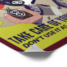 Affiche 2ème guerre mondiale Prenez soin de votre 