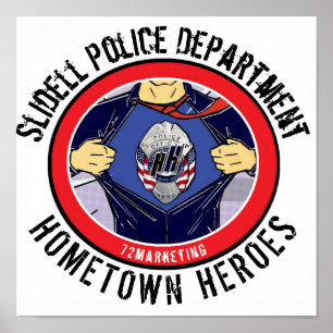 Affiche 72 de Dept. Hometown Heroes de police de