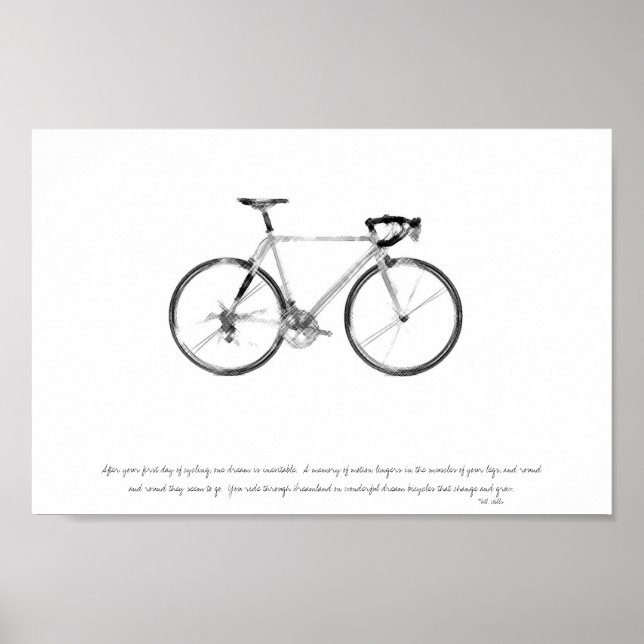 affiche à bicyclette (Devant)