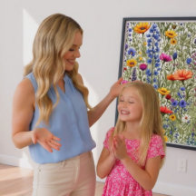 Affiche à impression totale de fleurs sauvages
