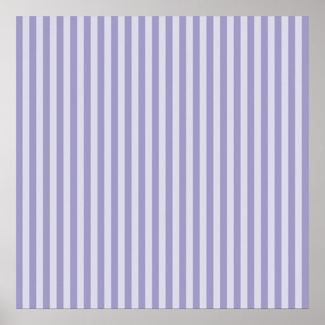 Affiche à rayures violettes (Devant)