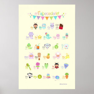 Affiche ABC - Mi abecedario