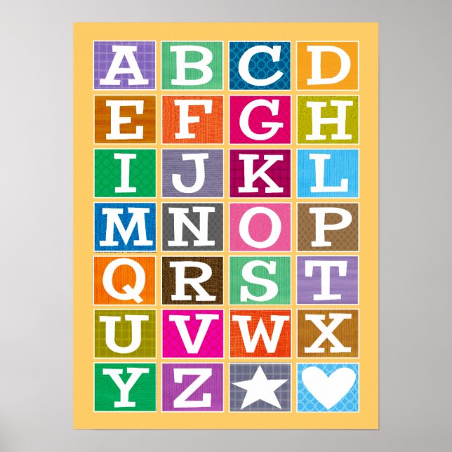 Affiche ABC (or) (Devant)