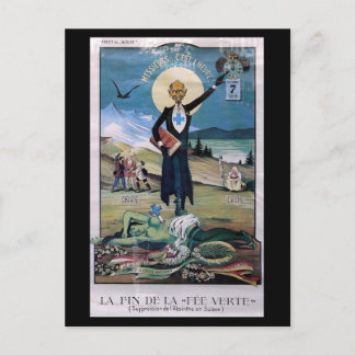 Affiche Absinthe Postcard