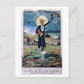 Affiche Absinthe Postcard