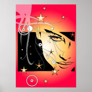 Affiche abstraite