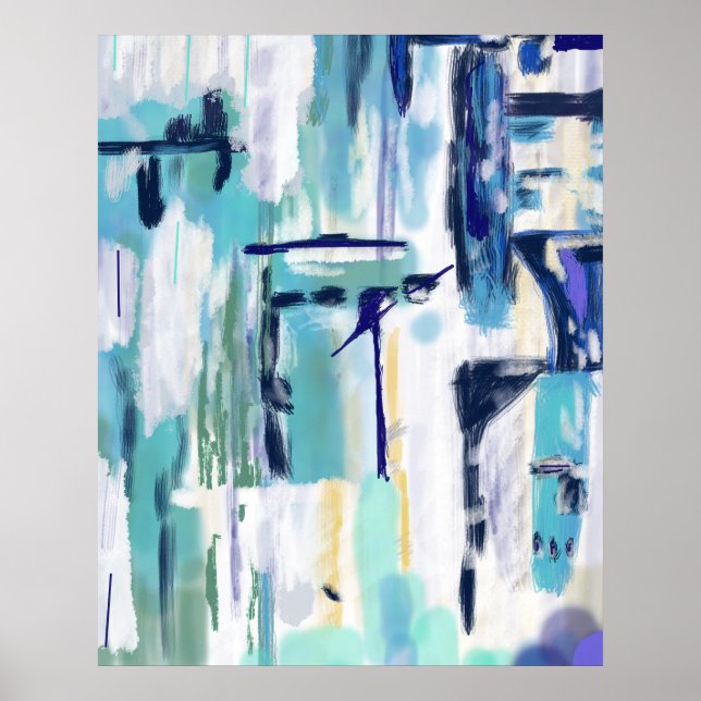 Affiche abstraite (Devant)