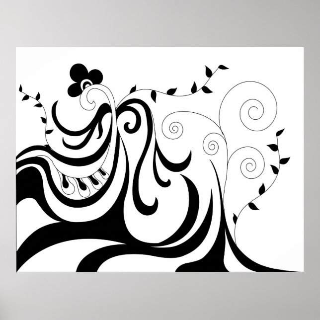 Affiche abstraite (Devant)