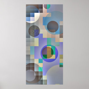 Affiche abstraite de DÉMO (variation de couleur)