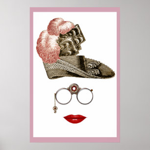 affiche abstraite steampunk victorienne FROM 14.99