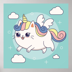 Affiche adorable Unicorn