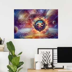 AFFICHE - AFFICHE VTVR-ABSTRACTCOMPASS1A
