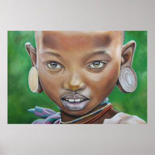 Affiche africaine pour filles