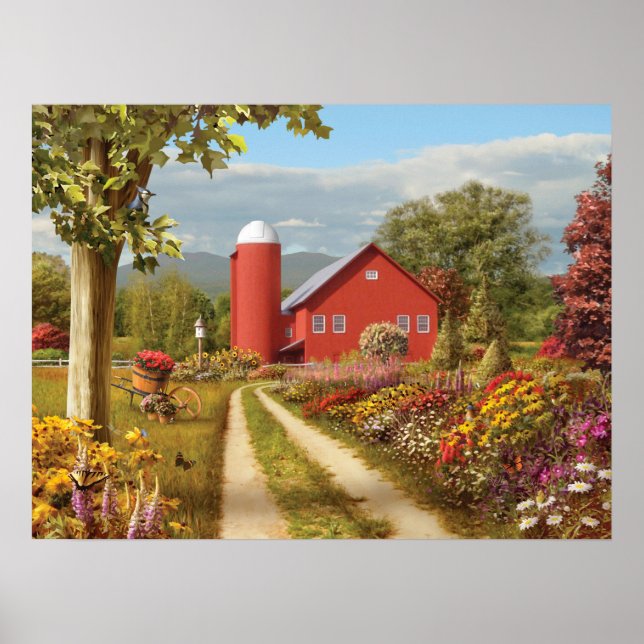 Affiche Alan Giana "Campagne après-midi" (Devant)